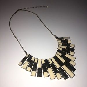 Gold and Cream Statement Necklace